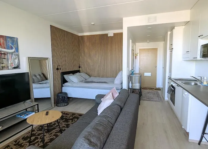 Moderni Yksioe, Parveke, Parkki, Palvelut Apartamento *